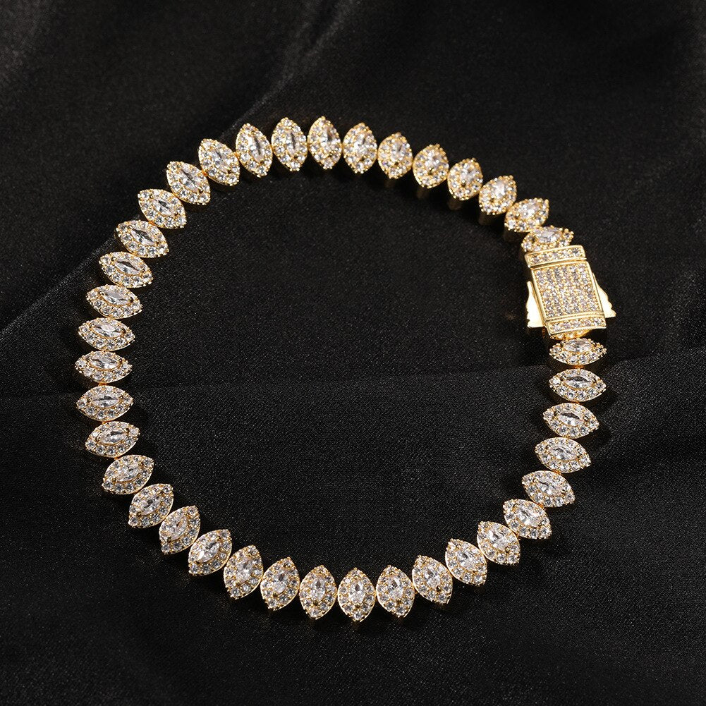 Ice Hockey Bangles Jewelry Luxury Stainless Steel Bracelet Evil-eye Tennis Couple Bracelets K-pop Accessories Gift For Lover