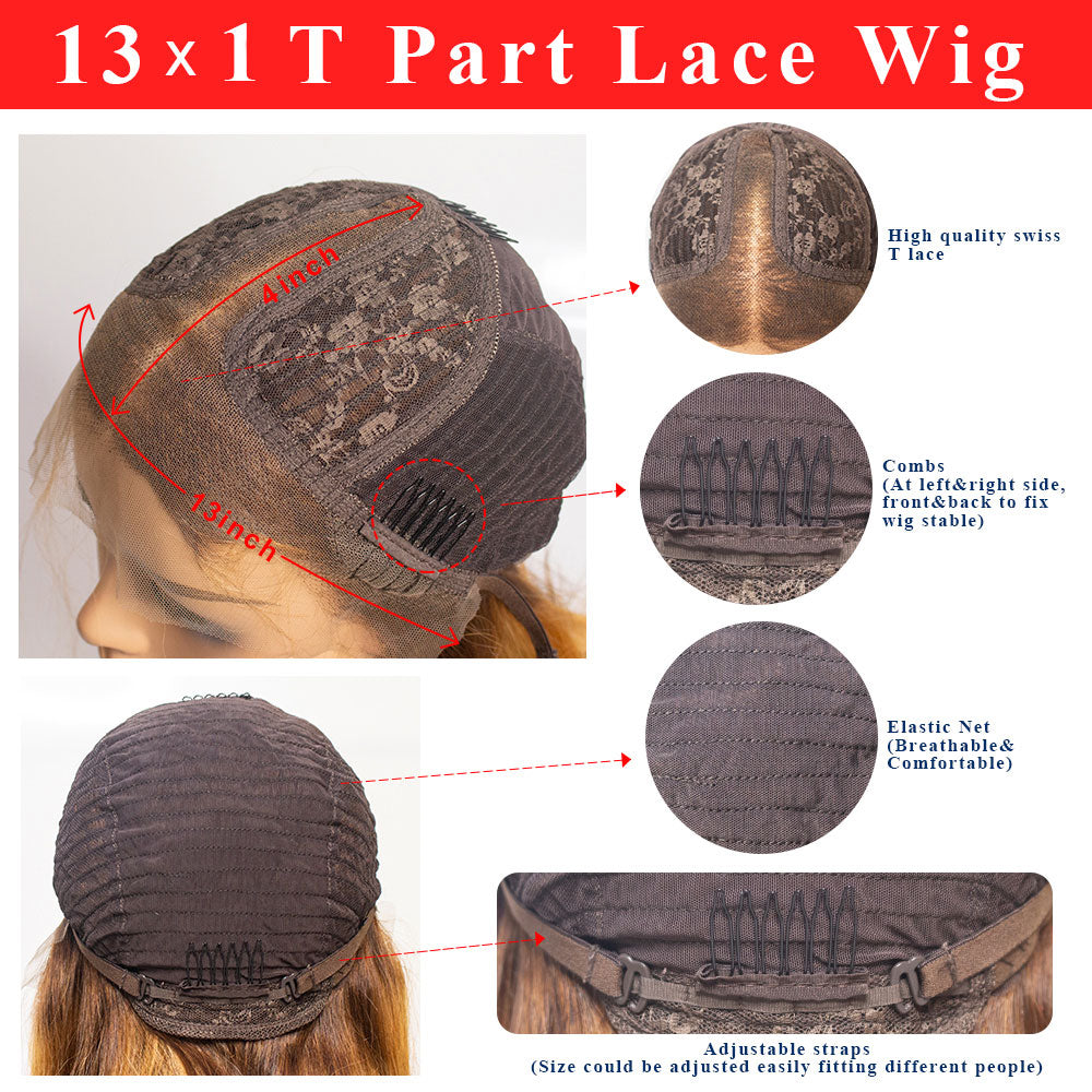 Highlight Wig Human Hair Ombre Lace Front Wig Brazilian Hair Wigs