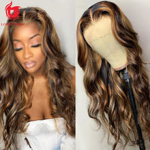 Load image into Gallery viewer, Highlight Wig Human Hair Ombre Lace Front Wigs
