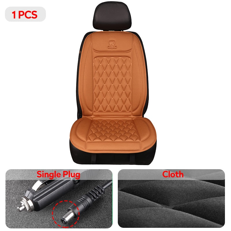 Heated Car Seat Cover 12-24V Universal Car Seat Heater