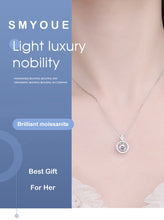 Load image into Gallery viewer, 1/0.8 CT Moissanite Pendant
