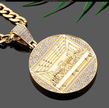 Load image into Gallery viewer, Last Supper Pendant Big Jesus Iced Out
