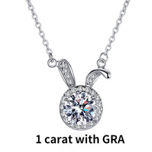 Load image into Gallery viewer, Rabbit Moissanite Necklace
