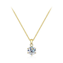 Load image into Gallery viewer, 1 Carat Real Moissanite Pendant Necklace For Women Top Quality
