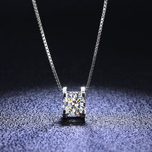 Load image into Gallery viewer, 2ct 1ct Test Passed Moissanite Diamond Pendant
