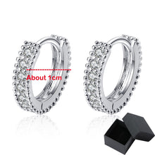 Load image into Gallery viewer, D Color 0.14ct Moissanite Hoop Earring
