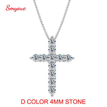 Load image into Gallery viewer, 3.3CT D Color Moissanite Cross Necklace
