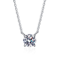 Load image into Gallery viewer, White Gold Plated 1-5CT Moissanite Necklace
