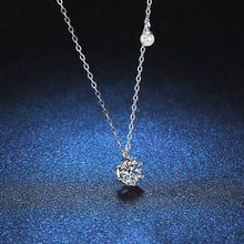 Load image into Gallery viewer, Moissanite Necklace for Women with Pearl
