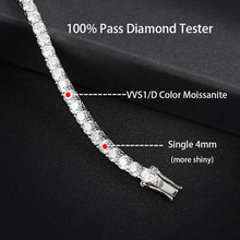 Load image into Gallery viewer, 4mm Moissanite Tennis Bracelets
