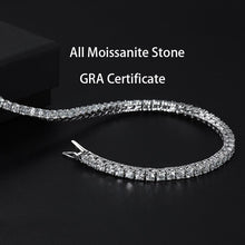 Load image into Gallery viewer, 4/5mm Full Moissanite Necklace for Men Women Sparkling
