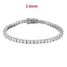 Load image into Gallery viewer, 2-6.5mm Real Moissanite Tennis Bracelet

