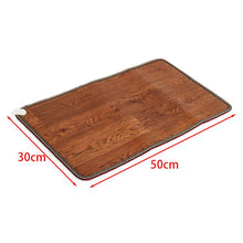 Load image into Gallery viewer, Adjustable Leather Heating Foot Mat Warmer

