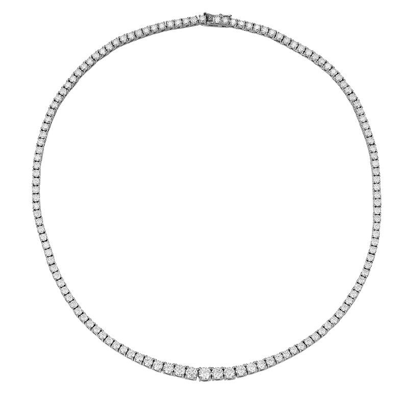 14-24inch All Moissanite Tennis Necklace