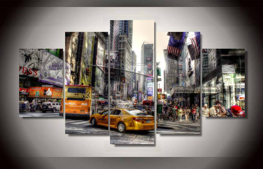 HD Printed new york city Painting on canvas room decoration print poster picture canvas framed Free shipping/ny-1314