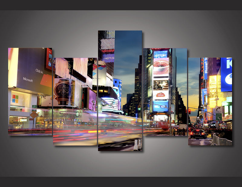 HD Printed times square new york Painting Canvas Print room decor print poster picture canvas Free shipping/ny-3010