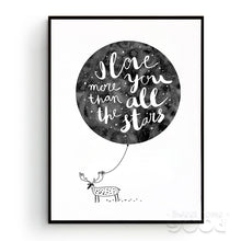 Load image into Gallery viewer, Watercolor Love Quote with Deer Canvas Art Print Painting Poster, Wall Pictures For Home Decoration, Wall Decor S006
