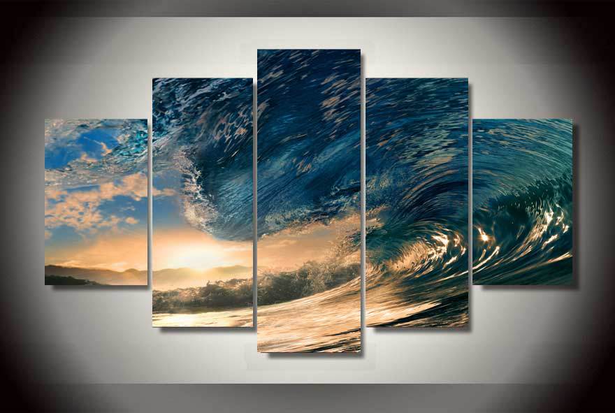 HD Printed tropical paradise ocean sea Painting Canvas Print room decor print poster picture canvas Free shipping/ny-1490