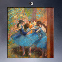 Load image into Gallery viewer, ART POSTER  EDGAR DEGAS  Blue Dancers C1890 CANVAS print  WALL OIL PAINTING
