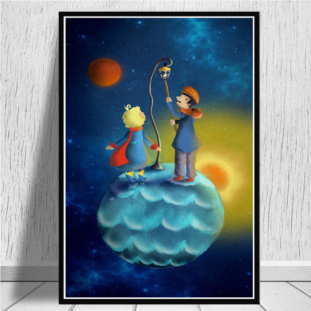 Canvas Painting Wall Artwork Printed Home Decoration The Little Prince Movie Modular Pictures Nordic Style Poster Children Room
