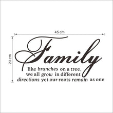 Load image into Gallery viewer, Family like Branches on the tree Wall Stickers Home Decor DIY Art Vinyl Wall Sticker Decals 8082 Mural Home decoration
