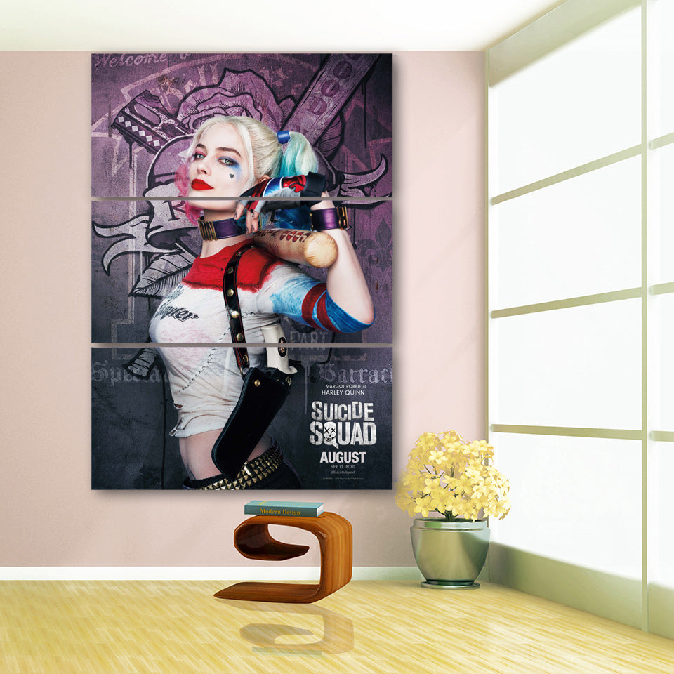 Printed harley quinn batman Painting Canvas Print room decor print poster picture canvas Free shipping/ny-5706