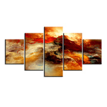 Load image into Gallery viewer, 5 pc abstract art acrylic paintings large art painting wall art canvas large original painting print no frame
