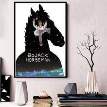 Load image into Gallery viewer, Home Decoration Wall Art Canvas Painting BoJack Horseman Modern Pictures Nordic Style Anime Printed Modular Poster Living Room
