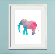 Load image into Gallery viewer, Colorful Elephant Canvas Art Print Poster, Wall Pictures for Home Decoration, Wall Decor FA237-2
