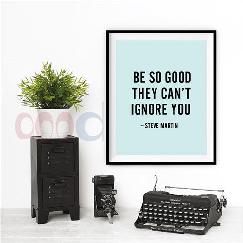 Inspiration Quote Canvas Art Print, Wall Pictures Home Decoration Print On Canvas, Painting Poster Frame not include FA117