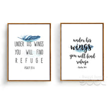 Load image into Gallery viewer, Bible Verse Canvas Art Print Poster,  Wall Pictures for Home Decoration, Giclee Wall Decor CM012-1
