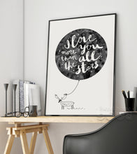 Load image into Gallery viewer, Watercolor Love Quote with Deer Canvas Art Print Painting Poster, Wall Pictures For Home Decoration, Wall Decor S006
