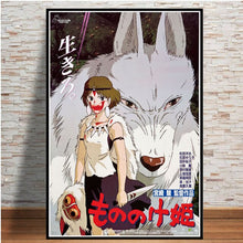 Load image into Gallery viewer, Home Decor Wall Art Canvas Painting Studio Ghibli Tribute Japan Anime Modern Prints Pictures Nordic Poster Living Room Modular
