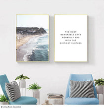 Load image into Gallery viewer, Landscape Wall Art Picture Tropical Sea Beach Nordic Poster Coastal Ocean Nature Seascape Canvas Print Painting Room Decoration
