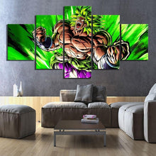 Load image into Gallery viewer, Hd Prints Picture Wall Artwork Modular 5 Pieces Dragon Ball Painting Animation Poster Canvas Living Room Home Decoration Framed
