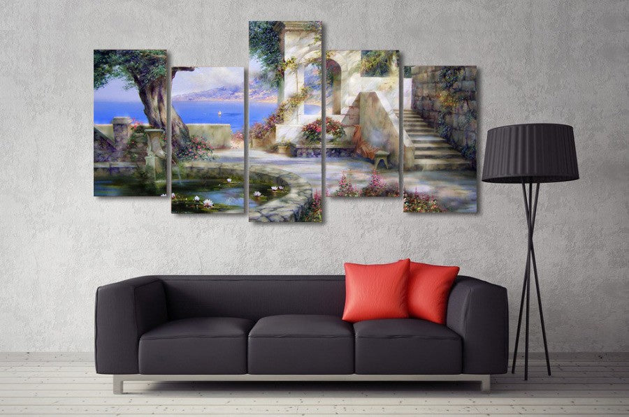 HD Printed Mediterranean sailing Painting on canvas room decoration print poster picture canvas Free shipping/ny-4088