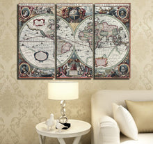 Load image into Gallery viewer, Printed Ancient map Painting Canvas Print room decor print poster picture canvas Free shipping/ny-5714
