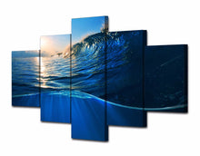 Load image into Gallery viewer, HD Printed ocean wave blue sea sky Painting Canvas Print room decor print poster picture canvas Free shipping/ny-2085
