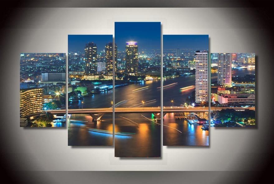 HD Printed bangkok bangkok tailand Painting Canvas Print room decor print poster picture canvas Free shipping/ny-2226