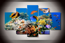 Load image into Gallery viewer, HD Printed Marine fish coral color Painting on canvas room decoration print poster picture Free shipping/ny-1768
