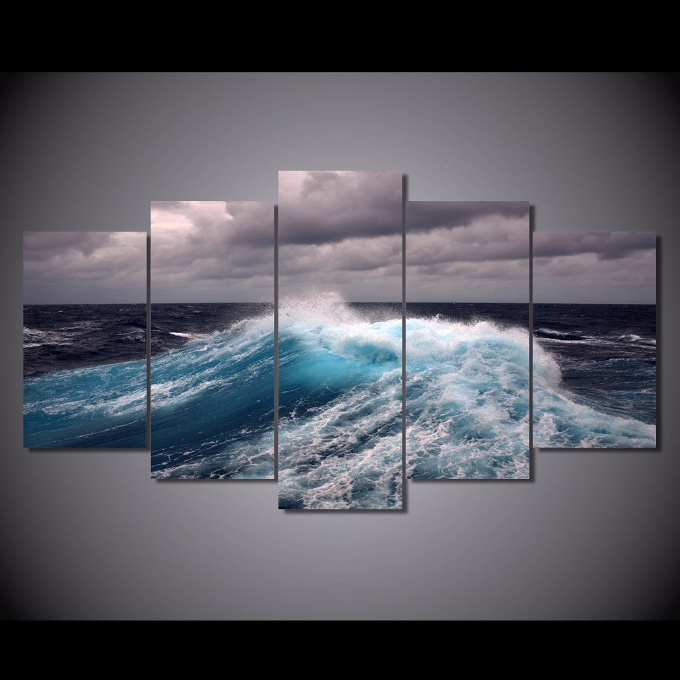 HD Printed Clouds waves Painting Canvas Print room decor print poster picture canvas Free shipping/ny-2287