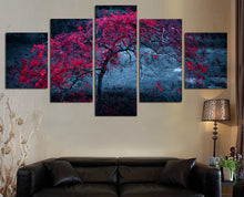 Load image into Gallery viewer, HD Printed tree leaves purple autumn Painting Canvas Print room decor print poster picture canvas Free shipping/ny-4924
