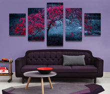 Load image into Gallery viewer, HD Printed tree leaves purple autumn Painting Canvas Print room decor print poster picture canvas Free shipping/ny-4924
