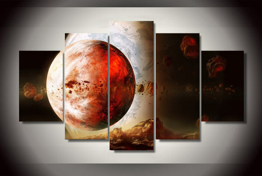 HD Printed  exoplanet planet space stars Painting Canvas Print room decor print poster picture canvas Free shipping/ny-2853
