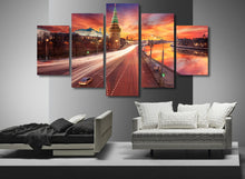 Load image into Gallery viewer, canvas Printed Red Sunset Over Moscow Kremlin Painting Canvas Print room decor print poster picture canvas Free shipping/NY-5732
