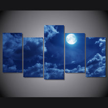 Load image into Gallery viewer, HD Printed Night with blue sky and moon Painting on canvas room decoration print poster picture canvas Free shipping/NY-5873
