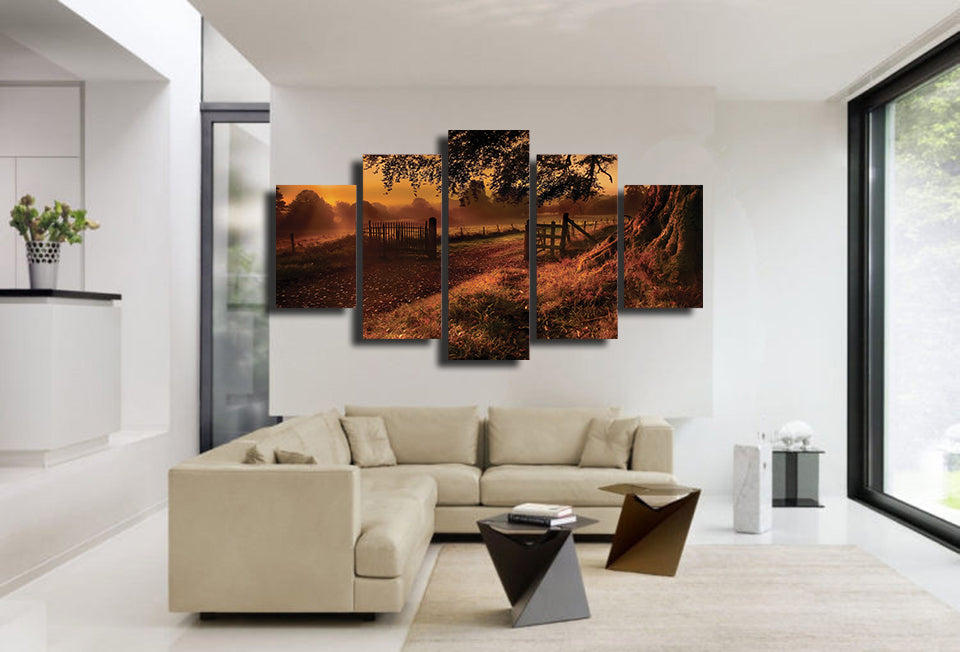 HD Printed zabor solnce derevo derevya Painting Canvas Print room decor print poster picture canvas Free shipping/ny-5021