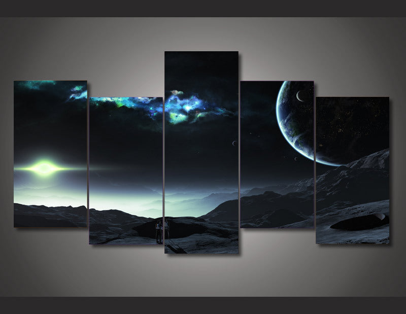HD Printed Universe Planet Painting on canvas room decoration print poster picture canvas Free shipping/ny-1582
