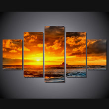 Load image into Gallery viewer, HD Printed more plyazh skaly zakat Painting Sea Sunset Canvas Print room decor print poster picture canvas Free shipping/ny-4535
