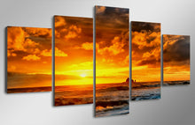 Load image into Gallery viewer, HD Printed more plyazh skaly zakat Painting Sea Sunset Canvas Print room decor print poster picture canvas Free shipping/ny-4535
